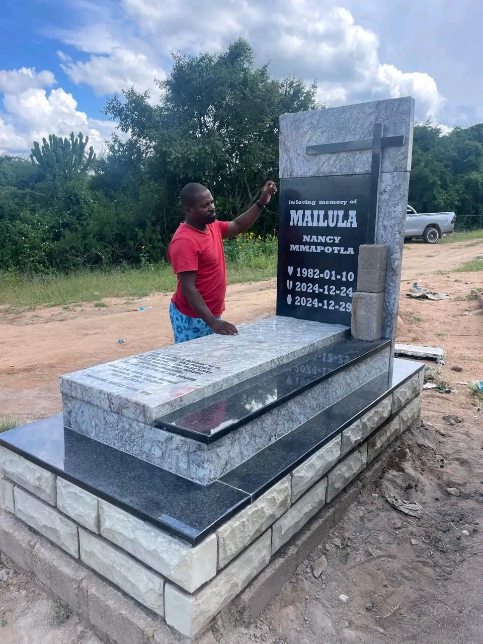 Tombstone installation